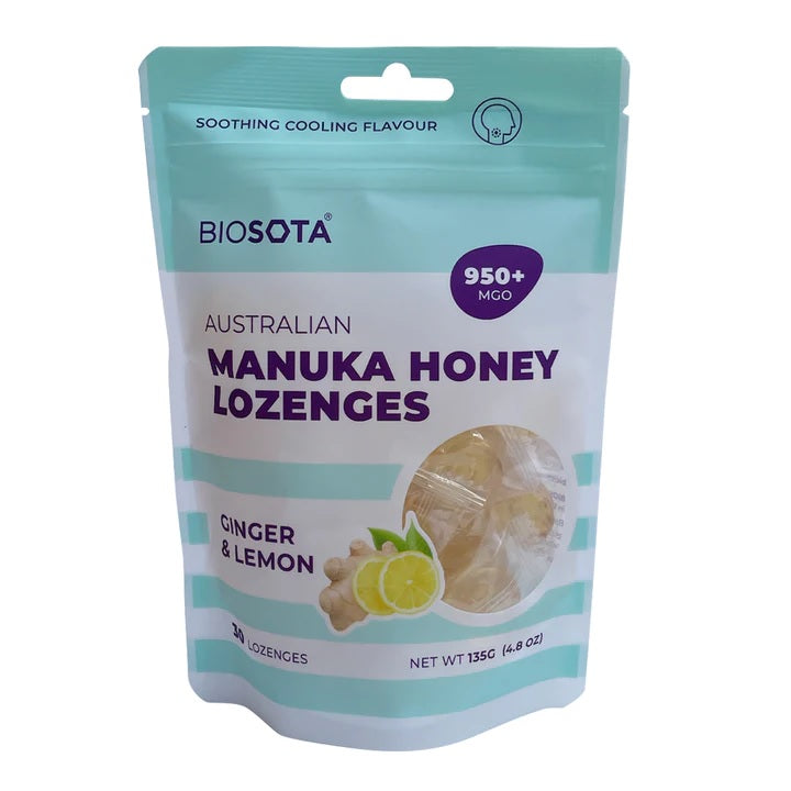 Manuka Honey Lozenges — Ginger & Lemon