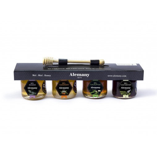 Honey Alemany Gift Pack 50g x 4 units, Spain