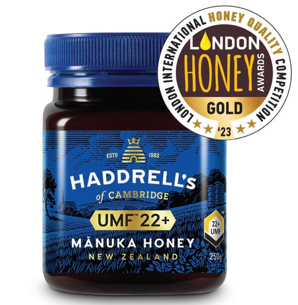HADDRELL's Manuka Honey UMF 22+, MGO 991 mg/kg, 250g
