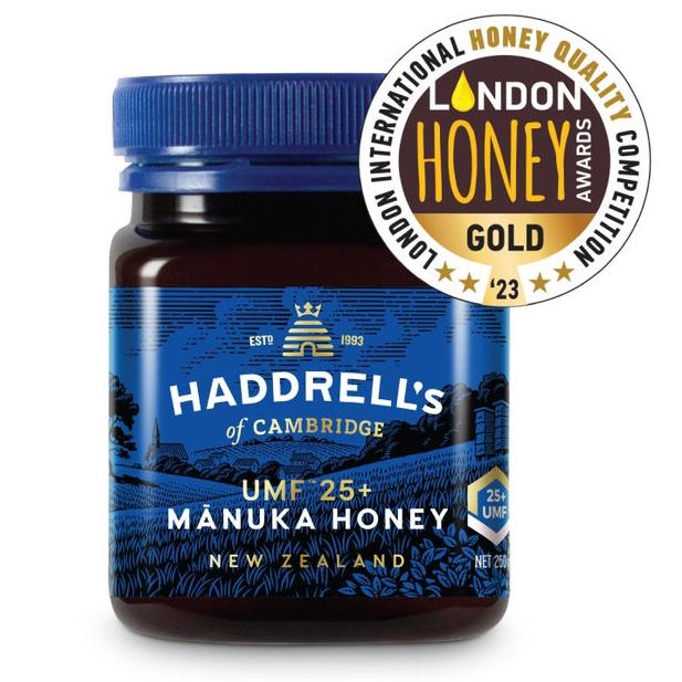 HADDRELL's Manuka Honey UMF 25+, MGO 1243 mg/kg, 250g