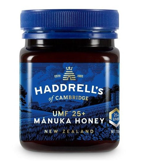 HADDRELLS Manuka Honey UMF 25+, MGO 1236 mg/kg, 250g - Manuka Canada, Honey World Store
