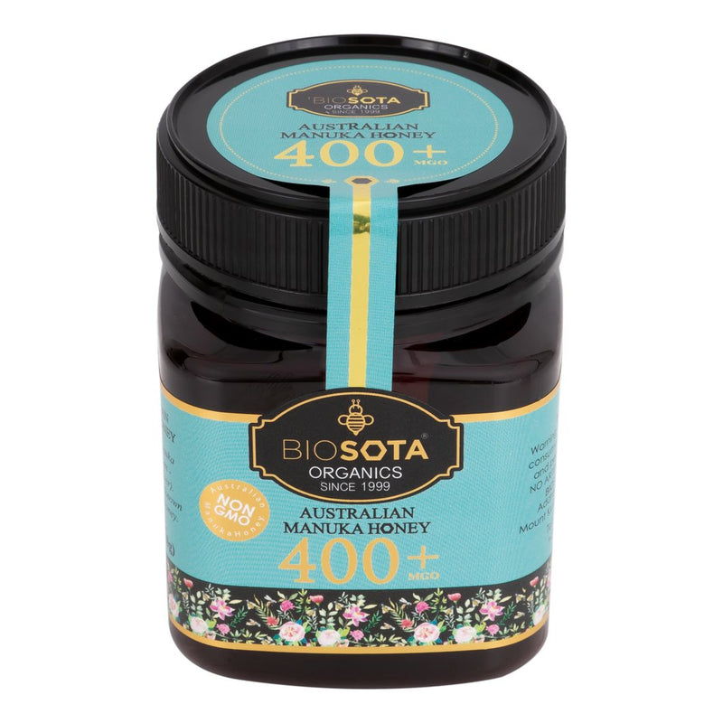 BioSota Organics MANUKA Honey MGO 400+ (Lab Test MGO 559 mg/kg), 250g - Manuka Canada, Honey World Store
