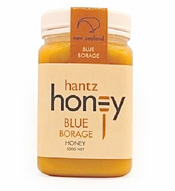 HANTZ Blue Borage Honey, 500g, New Zealand